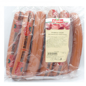 Браво Beef Sausages /gas/kg