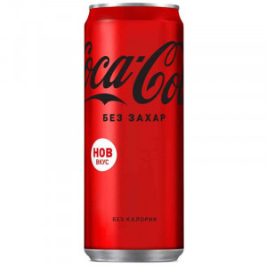 Кока Кола Зиро Кен 330мл/24...