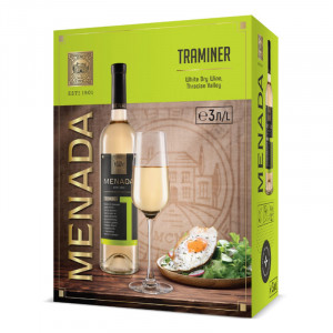 Вино Бяло Менада Траминер 3...